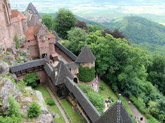 Castle Haut-Koenigsbourg view