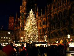 Munich's Marienplatz at Christmas