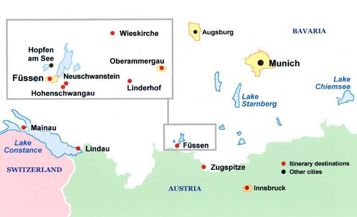Lake Constance tour map