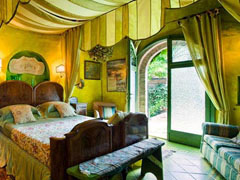 Tuscan villa guest room